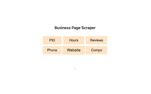 Business Page Scraper from Chrome web store to be run with OffiDocs Chromium online Business Page Scraper from Chrome web store to be run with OffiDocs Chromium online
