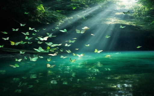 Butterflies flying over a lake Wallpaper from Chrome web store to be run with OffiDocs Chromium online Butterflies flying over a lake Wallpaper from Chrome web store to be run with OffiDocs Chromium online