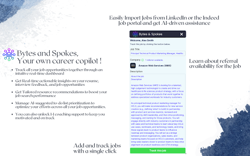 Bytes Spokes Career Copilot from Chrome web store to be run with OffiDocs Chromium online Bytes Spokes Career Copilot from Chrome web store to be run with OffiDocs Chromium online