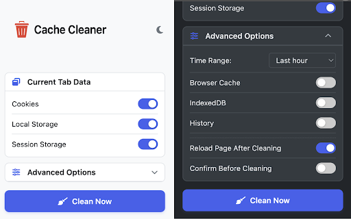 CacheCleaner from Chrome web store to be run with OffiDocs Chromium online CacheCleaner from Chrome web store to be run with OffiDocs Chromium online
