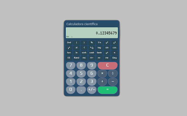 Calculadora Científica from Chrome web store to be run with OffiDocs Chromium online Calculadora Científica from Chrome web store to be run with OffiDocs Chromium online