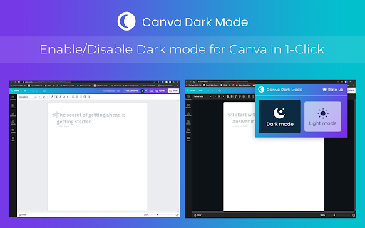 Canva Dark Mode from Chrome web store to be run with OffiDocs Chromium online Canva Dark Mode from Chrome web store to be run with OffiDocs Chromium online