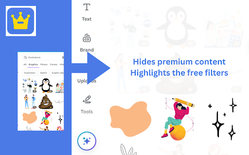 Canva Premium Remover from Chrome web store to be run with OffiDocs Chromium online Canva Premium Remover from Chrome web store to be run with OffiDocs Chromium online