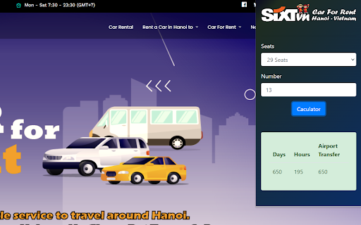 Car For Rent sixt from Chrome web store to be run with OffiDocs Chromium online Car For Rent sixt from Chrome web store to be run with OffiDocs Chromium online