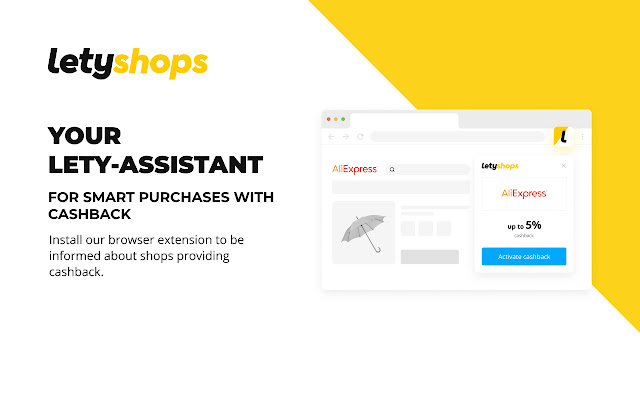 Cashback service LetyShops from Chrome web store to be run with OffiDocs Chromium online Cashback service LetyShops from Chrome web store to be run with OffiDocs Chromium online