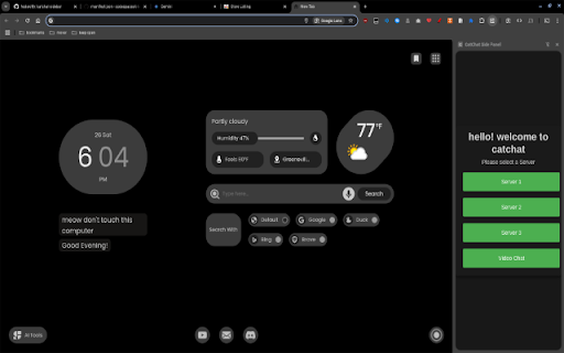 CatChat Side Panel from Chrome web store to be run with OffiDocs Chromium online CatChat Side Panel from Chrome web store to be run with OffiDocs Chromium online