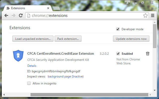 CFCA CertEnrollment.CreditEase from Chrome web store to be run with OffiDocs Chromium online CFCA CertEnrollment.CreditEase from Chrome web store to be run with OffiDocs Chromium online