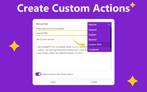 CharlieGPT from Chrome web store to be run with OffiDocs Chromium online CharlieGPT from Chrome web store to be run with OffiDocs Chromium online
