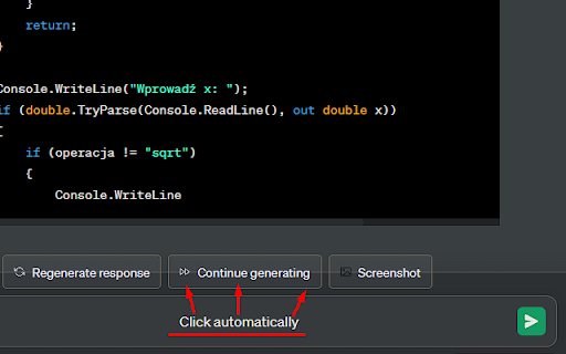 ChatGPT AutoClick Continue from Chrome web store to be run with OffiDocs Chromium online ChatGPT AutoClick Continue from Chrome web store to be run with OffiDocs Chromium online