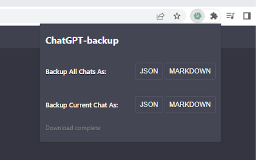 ChatGPT Backup from Chrome web store to be run with OffiDocs Chromium online ChatGPT Backup from Chrome web store to be run with OffiDocs Chromium online