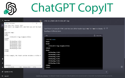 ChatGPT CopyIt from Chrome web store to be run with OffiDocs Chromium online ChatGPT CopyIt from Chrome web store to be run with OffiDocs Chromium online