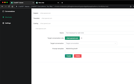 ChatGPT Master Chat Everywhere by Shortcuts from Chrome web store to be run with OffiDocs Chromium online ChatGPT Master Chat Everywhere by Shortcuts from Chrome web store to be run with OffiDocs Chromium online