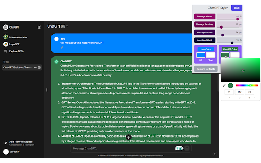 chatgpt styler from Chrome web store to be run with OffiDocs Chromium online chatgpt styler from Chrome web store to be run with OffiDocs Chromium online
