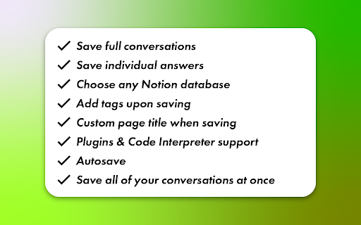 Chat to Notion from Chrome web store to be run with OffiDocs Chromium online Chat to Notion from Chrome web store to be run with OffiDocs Chromium online
