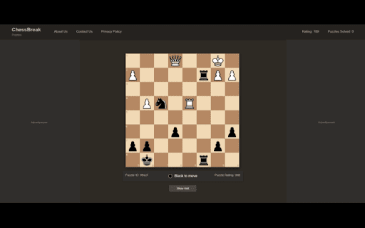 ChessBreak Chess Puzzles While Browsing from Chrome web store to be run with OffiDocs Chromium online ChessBreak Chess Puzzles While Browsing from Chrome web store to be run with OffiDocs Chromium online