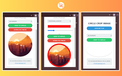 Circle Crop Image from Chrome web store to be run with OffiDocs Chromium online Circle Crop Image from Chrome web store to be run with OffiDocs Chromium online
