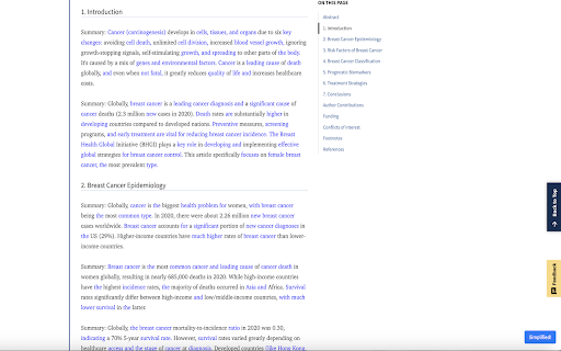 Clarifyia: PubMed Article Summarizer Simplifier from Chrome web store to be run with OffiDocs Chromium online Clarifyia: PubMed Article Summarizer Simplifier from Chrome web store to be run with OffiDocs Chromium online