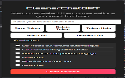 CleanerChatGPT from Chrome web store to be run with OffiDocs Chromium online CleanerChatGPT from Chrome web store to be run with OffiDocs Chromium online