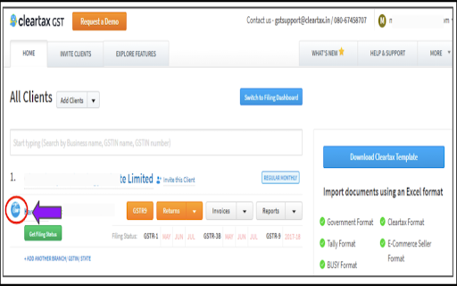 ClearTax Assistant from Chrome web store to be run with OffiDocs Chromium online ClearTax Assistant from Chrome web store to be run with OffiDocs Chromium online
