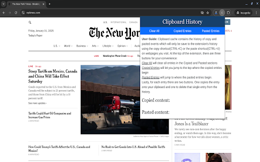 Clipboard Cache History from Chrome web store to be run with OffiDocs Chromium online Clipboard Cache History from Chrome web store to be run with OffiDocs Chromium online