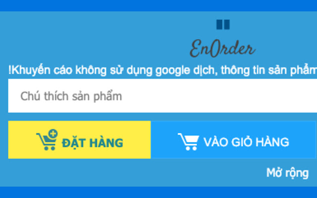 Công Cụ Đặt Hàng from Chrome web store to be run with OffiDocs Chromium online Công Cụ Đặt Hàng from Chrome web store to be run with OffiDocs Chromium online