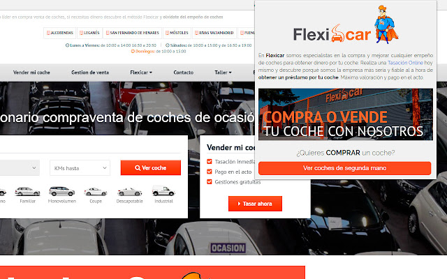 Coches Segunda Mano Flexicar from Chrome web store to be run with OffiDocs Chromium online Coches Segunda Mano Flexicar from Chrome web store to be run with OffiDocs Chromium online