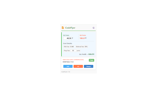 CodeFlyer from Chrome web store to be run with OffiDocs Chromium online CodeFlyer from Chrome web store to be run with OffiDocs Chromium online