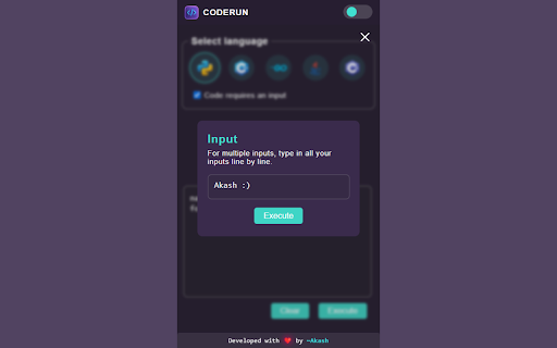 CodeRun from Chrome web store to be run with OffiDocs Chromium online CodeRun from Chrome web store to be run with OffiDocs Chromium online