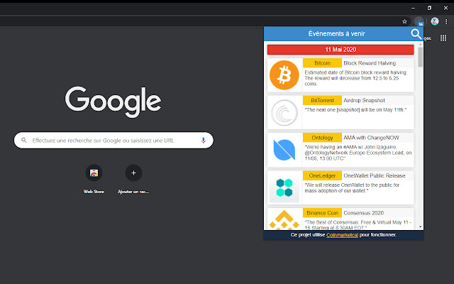 CoinMarketCal Browser Addon from Chrome web store to be run with OffiDocs Chromium online CoinMarketCal Browser Addon from Chrome web store to be run with OffiDocs Chromium online