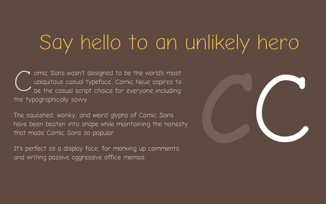 Comic Sans Replacer from Chrome web store to be run with OffiDocs Chromium online Comic Sans Replacer from Chrome web store to be run with OffiDocs Chromium online