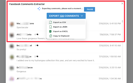 Comment Exporter Extract Comments from Chrome web store to be run with OffiDocs Chromium online Comment Exporter Extract Comments from Chrome web store to be run with OffiDocs Chromium online