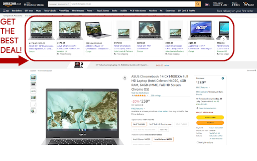 CompareHero: Amazon Price Comparison from Chrome web store to be run with OffiDocs Chromium online CompareHero: Amazon Price Comparison from Chrome web store to be run with OffiDocs Chromium online