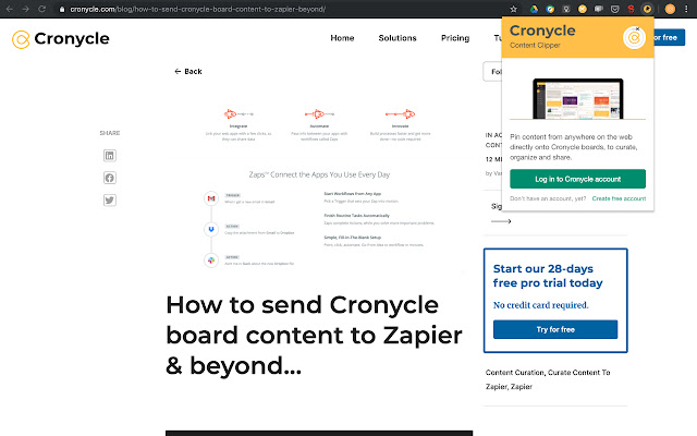 Content Clipper by Cronycle from Chrome web store to be run with OffiDocs Chromium online Content Clipper by Cronycle from Chrome web store to be run with OffiDocs Chromium online