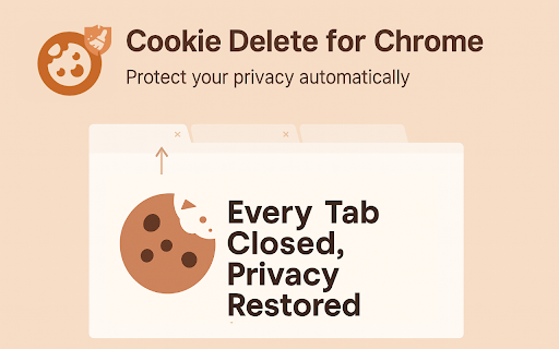 Cookie Delete for Chrome from Chrome web store to be run with OffiDocs Chromium online Cookie Delete for Chrome from Chrome web store to be run with OffiDocs Chromium online