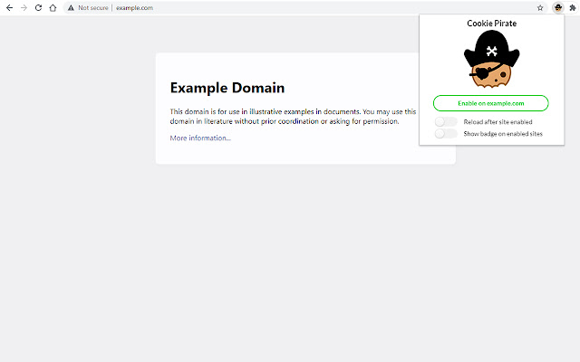 Cookie Pirate from Chrome web store to be run with OffiDocs Chromium online Cookie Pirate from Chrome web store to be run with OffiDocs Chromium online