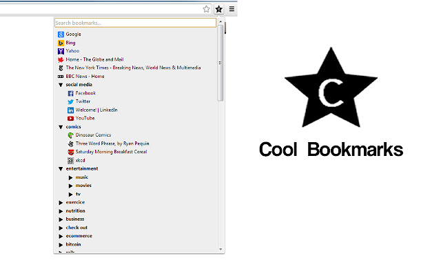 Cool Bookmarks from Chrome web store to be run with OffiDocs Chromium online Cool Bookmarks from Chrome web store to be run with OffiDocs Chromium online