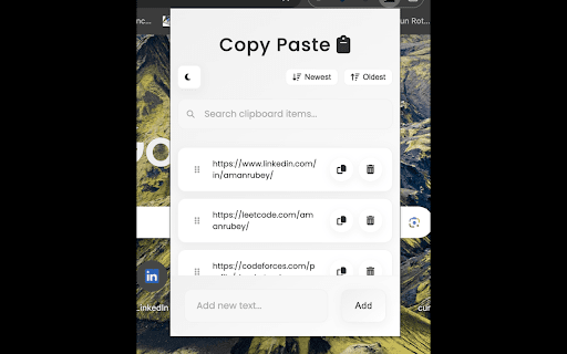 Copy Paste Clipboard from Chrome web store to be run with OffiDocs Chromium online Copy Paste Clipboard from Chrome web store to be run with OffiDocs Chromium online