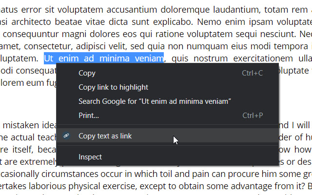 Copy Text as Link from Chrome web store to be run with OffiDocs Chromium online Copy Text as Link from Chrome web store to be run with OffiDocs Chromium online