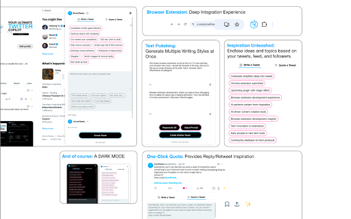CreaTweet from Chrome web store to be run with OffiDocs Chromium online CreaTweet from Chrome web store to be run with OffiDocs Chromium online