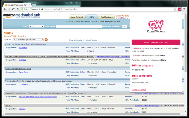 CrowdWorkers from Chrome web store to be run with OffiDocs Chromium online CrowdWorkers from Chrome web store to be run with OffiDocs Chromium online