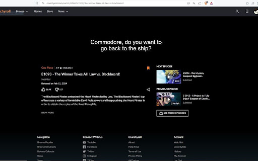 Crunchyroll comments remover from Chrome web store to be run with OffiDocs Chromium online Crunchyroll comments remover from Chrome web store to be run with OffiDocs Chromium online