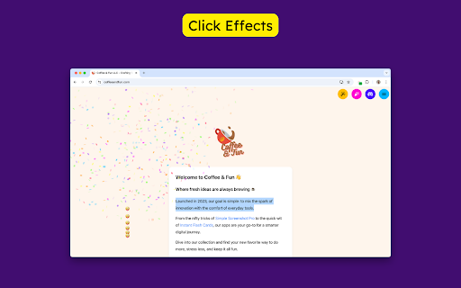 Cursor Party – The Fun Cursor Pack from Chrome web store to be run with OffiDocs Chromium online Cursor Party – The Fun Cursor Pack from Chrome web store to be run with OffiDocs Chromium online