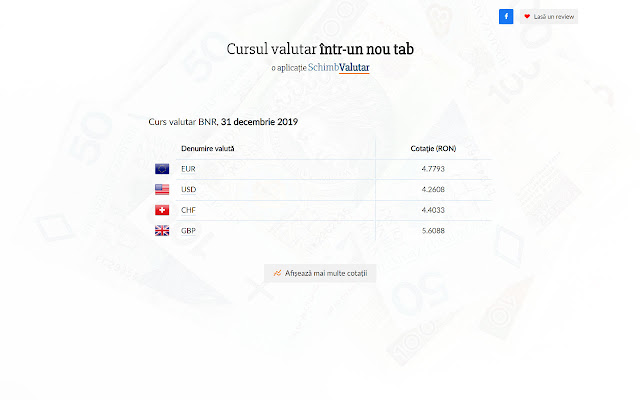Cursul valutar într un nou tab from Chrome web store to be run with OffiDocs Chromium online Cursul valutar într un nou tab from Chrome web store to be run with OffiDocs Chromium online