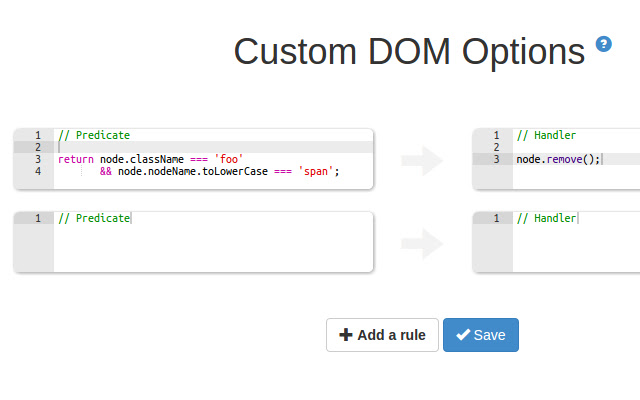 Custom DOM from Chrome web store to be run with OffiDocs Chromium online Custom DOM from Chrome web store to be run with OffiDocs Chromium online