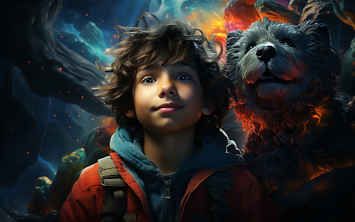 cute child smiling outdoors looking camera with pet dog from Chrome web store to be run with OffiDocs Chromium online cute child smiling outdoors looking camera with pet dog from Chrome web store to be run with OffiDocs Chromium online