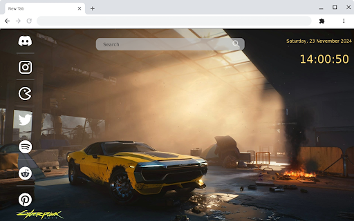Cyberpunk 2077 Yellow Super Car live wallpaper from Chrome web store to be run with OffiDocs Chromium online Cyberpunk 2077 Yellow Super Car live wallpaper from Chrome web store to be run with OffiDocs Chromium online