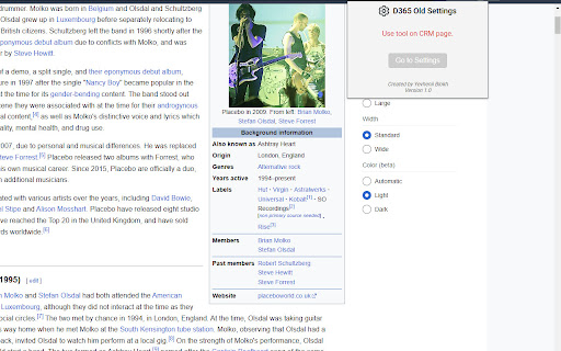 D365 Old Settings from Chrome web store to be run with OffiDocs Chromium online D365 Old Settings from Chrome web store to be run with OffiDocs Chromium online