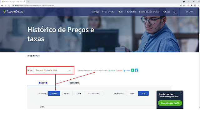 Dados do Tesouro Direto from Chrome web store to be run with OffiDocs Chromium online Dados do Tesouro Direto from Chrome web store to be run with OffiDocs Chromium online
