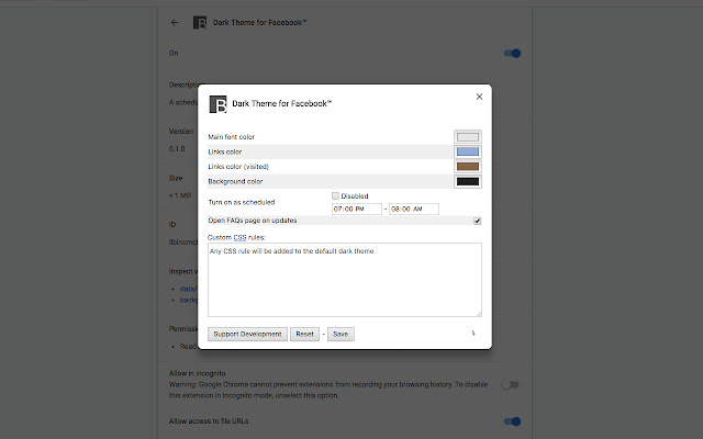 Dark Theme for Facebook™ from Chrome web store to be run with OffiDocs Chromium online Dark Theme for Facebook™ from Chrome web store to be run with OffiDocs Chromium online