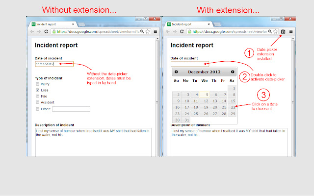 Date picker extension from Chrome web store to be run with OffiDocs Chromium online Date picker extension from Chrome web store to be run with OffiDocs Chromium online